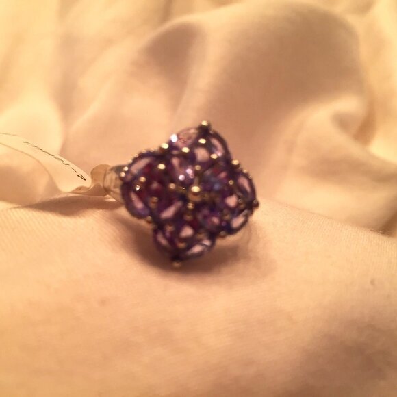 Jewelry - Silver rig with clear stones  size 7  NWT